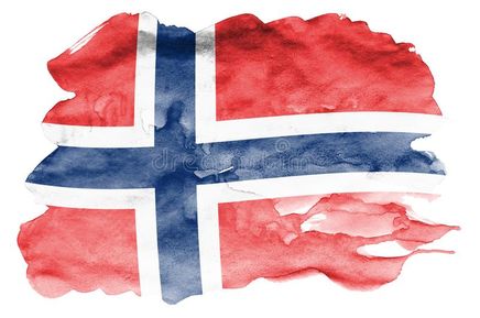 norway-flag-depicted-liquid-watercolor-style-isolated-white-background